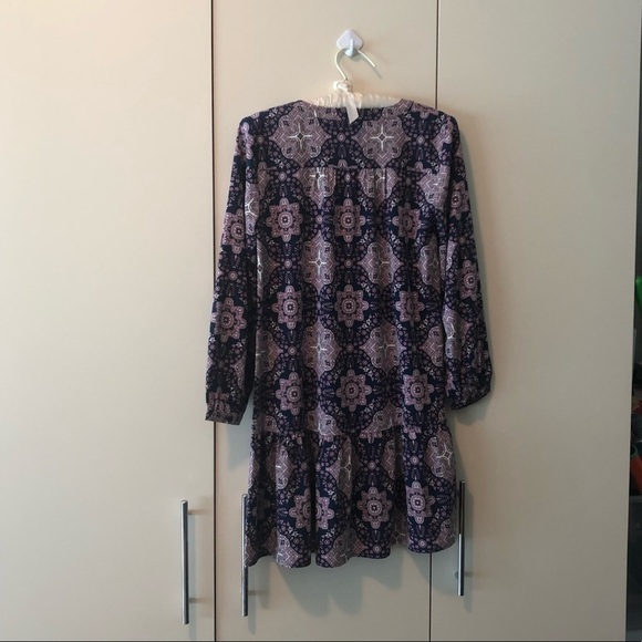 Loft XS Petite Long Sleeves Drop Waist Dress - Picture 8 of 16